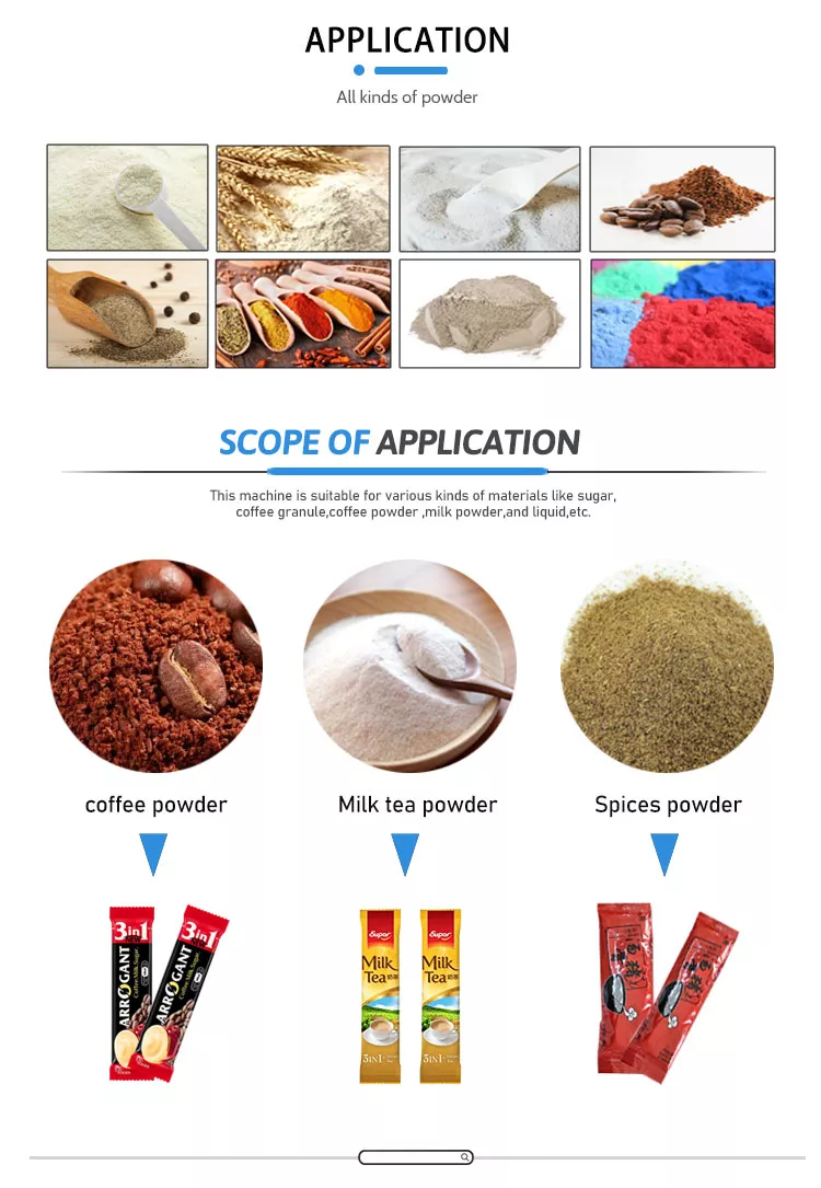 Paper Packaging Material 500g Automatic Large Food Pouch Packing Machine for Tea Bags