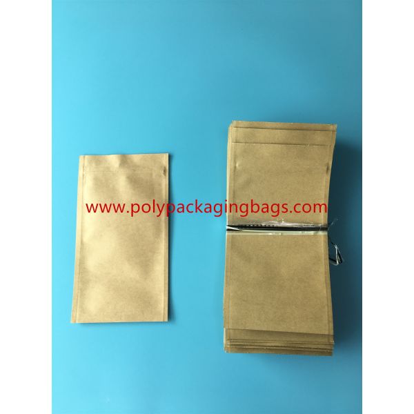 Vertical Aluminum Foil Ziplock Bags For Flower Seed / Vegetable Seed