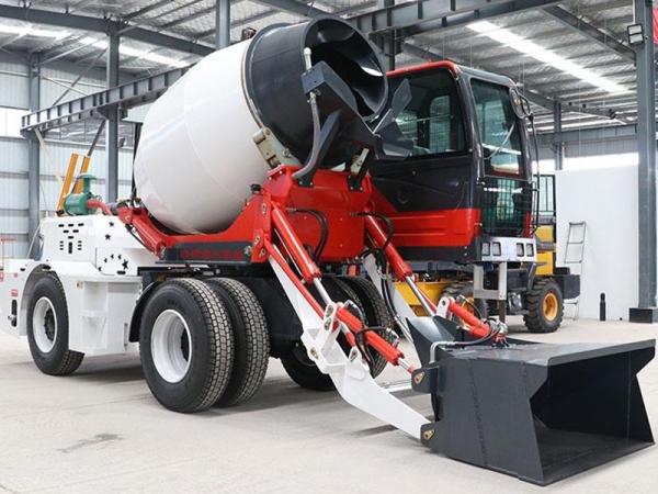 Fast Delivery Concrete Mixer Truck 2 Cubic Concrete Mixer Self Loading Cement Mixer Truck