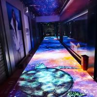 Projecteur de jeux interactifs de restaurant Projection holographique au sol