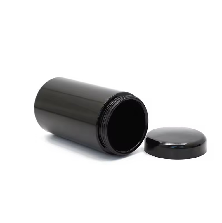 Запахоустойчивая фиолетовая стеклянная банка контейнер 500 мл герметичное запахоустойчивое хранилище банка широкий рот устойчивый к ультрафиолету стеклянный банка