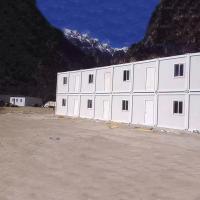 Casa de alta qualidade à prova de fogo e à prova de choque do recipiente de painel do sanduíche para o acampamento