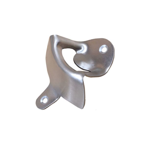 New Cool Innovative Stainless Steel Brushed Metal Color Bar Decoration Wall Mountable Beer Bottle Opener