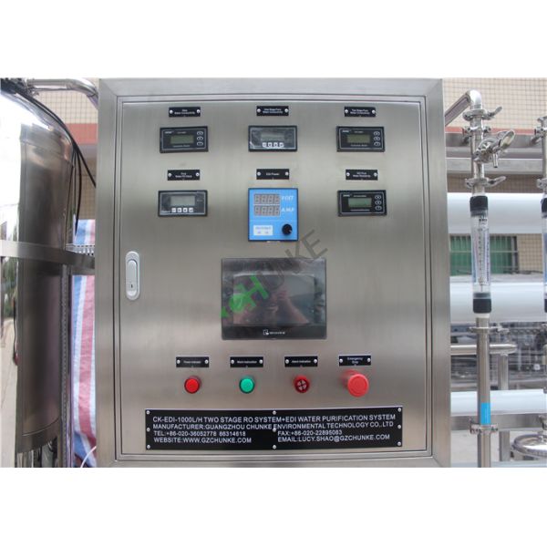 Ultra Pure EDI Water Treatment System / Seawater Desalination Plant 0.75-15kw