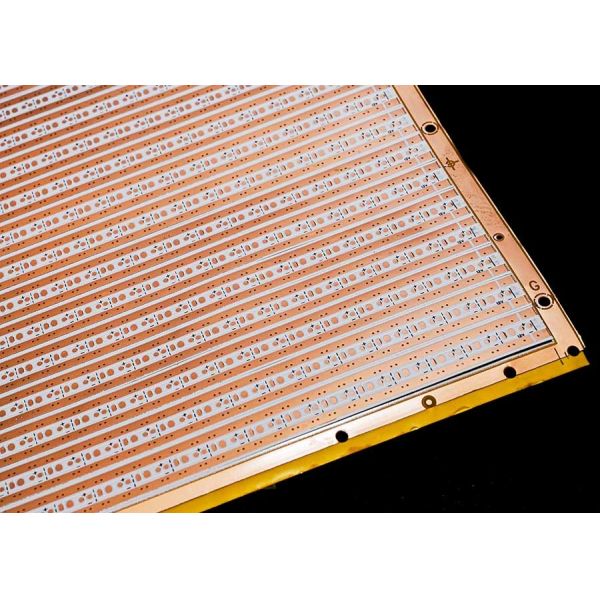 Customized 12V Double Layer White Film Flexible PCB Board for LED Strip Lighting