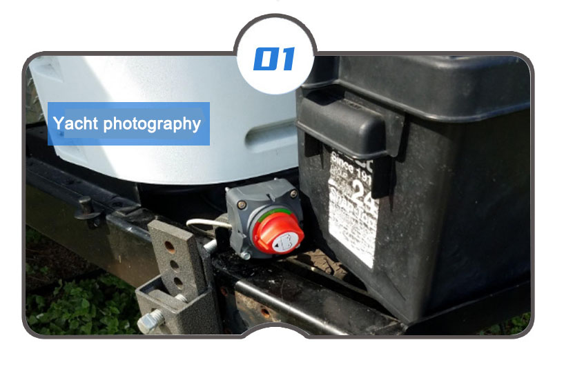 Высокоскоростной главный переключатель питания Rv Yacht Power Off Switch Knob Power Isolator Проницаемость водостойкая