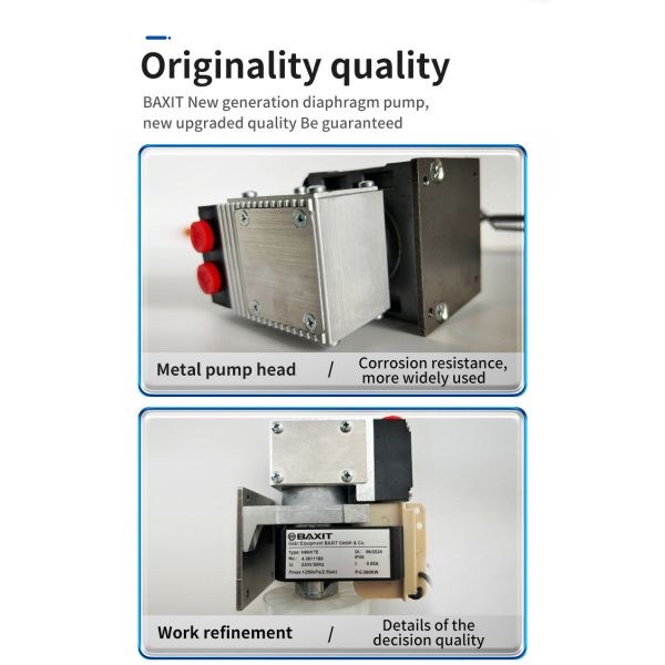 CEMS System Factory Mini Suction Pump Laboratory Sampling Air Pump Mini Diaphragm Vacuum Pump
