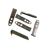 70mm X 16 X 5mm Brown Steel Gripper For Offset Printing Middle Hole 6mm HD