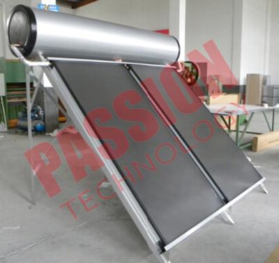 Aquecedor de água solar portátil 300 litros, sistema solar do aquecedor de água do tela plano