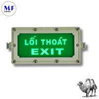 Signe de sortie d'urgence LED monté sur le mur Lumière Ni-CD 4W IP65 Fer à l'épreuve des explosions Hôpital Aéroport panique