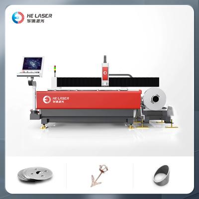 3000KG Steel Pipe Cutting Machine 120m/min With ±0.03mm Positioning Accuracy