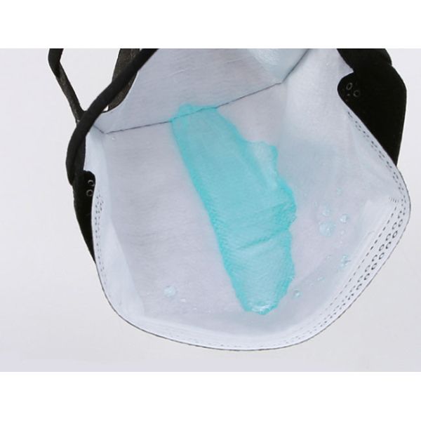 Disposable Nonwoven Fish Shaped Face Mask Kn95 Black Anti Dust Mask GB2626-2006