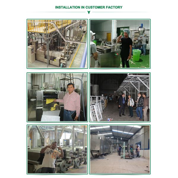 Puffed Ball Snack Food Extruder Machine With Siemens Motor