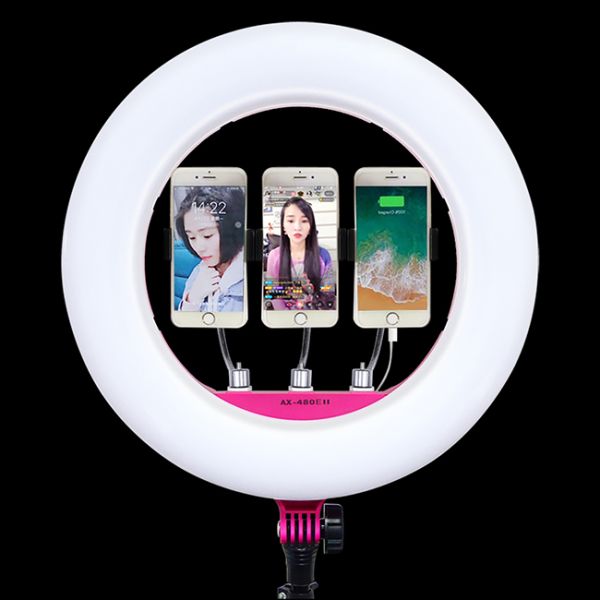 48W 18 набор татуировки дисплея LCD лампы СИД света 3200K 5500K кольца СИД дюйма заполняя