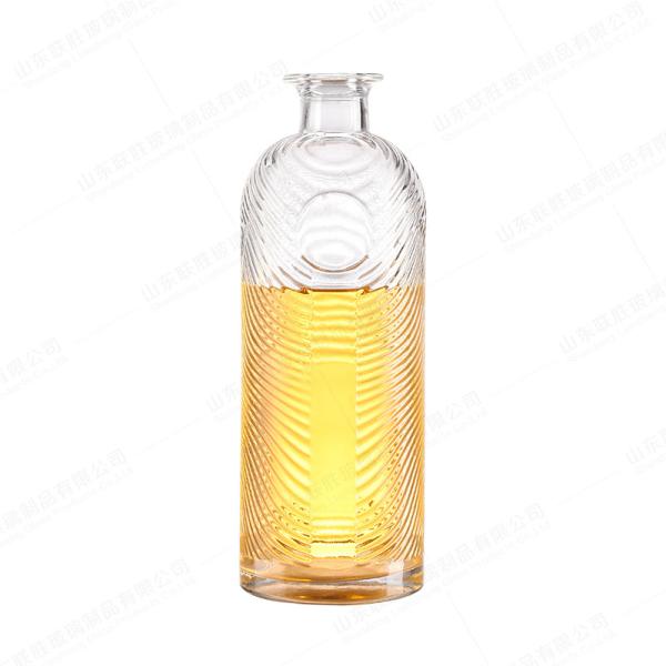 Glass Bottle Screen Printing 750ml 700ml 500ml with Custom Size Accepted Base Material