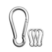 Polished Finish Stainless Steel Carabiner Snap Spring Hook Clip with OEM Acceptance