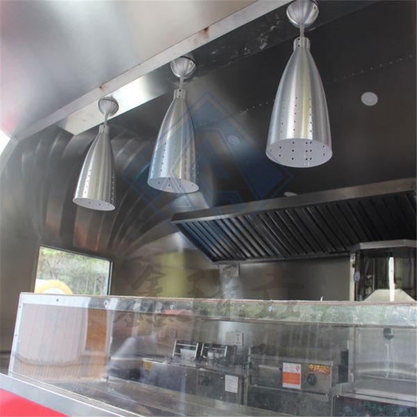 280H Mobile Round Model Electric Food Truck with Canopy in Beverage Manufacturing