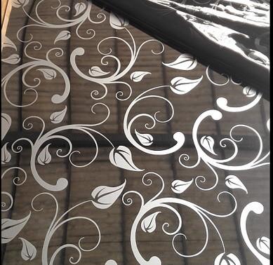 China manufacturer mirror etched pattern stainless steel for elevator lift decoration