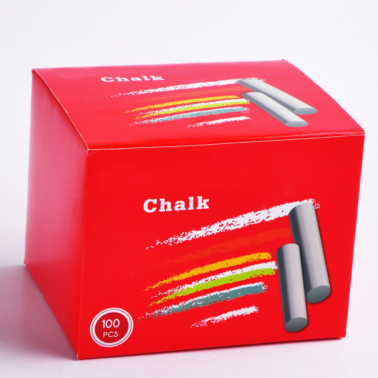 Wholesale Educational Stationery Teaching Chalk Cheap 100pcs White Chalk