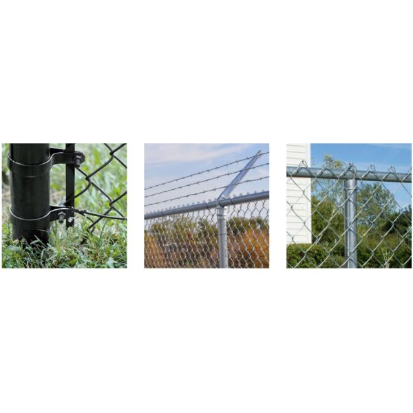 Hot Dipped / Electro Galvanized Cyclone Wire Mesh Garden Security Fence Chain Link Fence