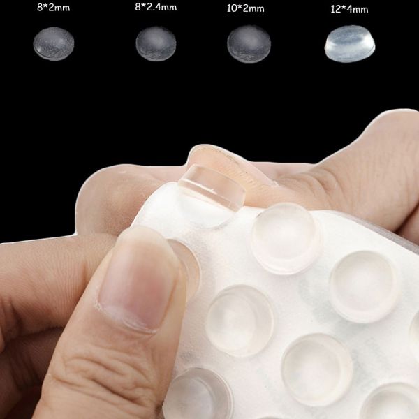 Self-Adhesive Anti-Bump Buffer Non-Slip Transparent Silicone Rubber Foot Pad Molding Grade