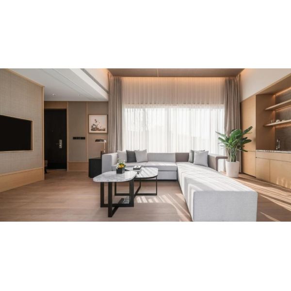 Modern Hotel King / Double Suite Room Whole Set Furniture Bedroom+Living Room