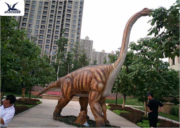 Playground Decoration Giant Dinosaur Statue Realistic Brachiosaurus Dinosaur Replica