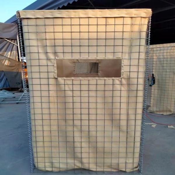 Long Life UV Resistant Geotextile Material Defence Hesc Barrier Wall Bastion Fence Sand Container Bag Size Customz