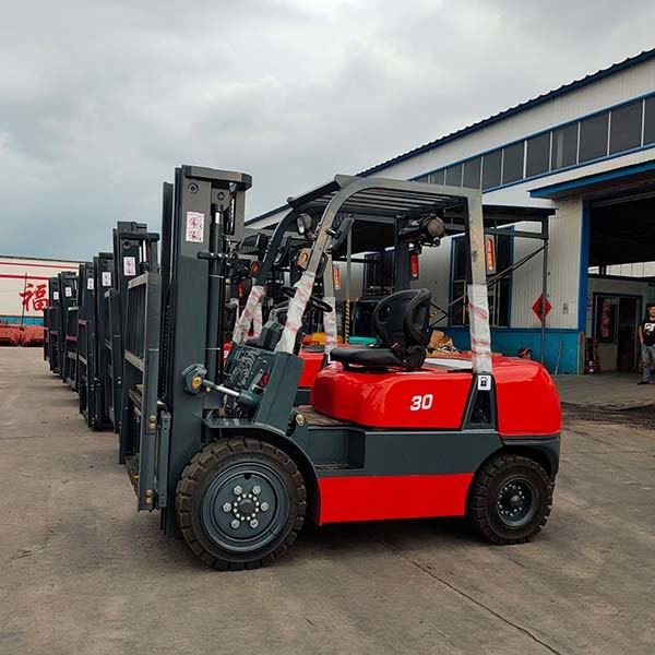 3500kg CPCD35 Diesel Powered Forklift Truck With Duplex Full Free Lift Mast