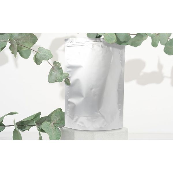 Packaging Mylar Bags – Heat Sealable Bags For Packaging Food, Candy, Sugar, Snacks Herbs – Smell Proof Stand Up Seal