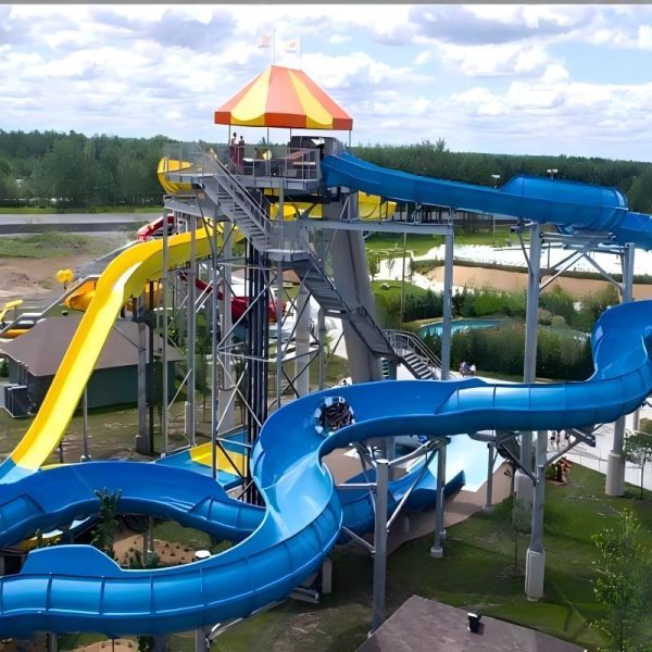 Family Rafting Slide Water 15-20m Height For Theme Aqua Park