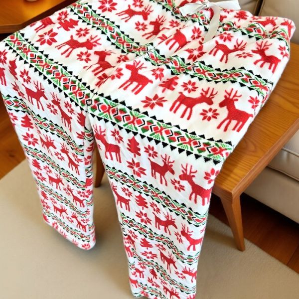 Women's 4-Style Christmas Fleece Lounge Pants