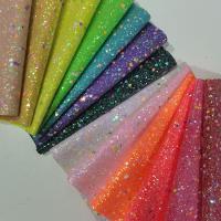 DIY hairbow decoration shoe bag metallic Grade 3 chunky Glitter Sheet Leather Fabric