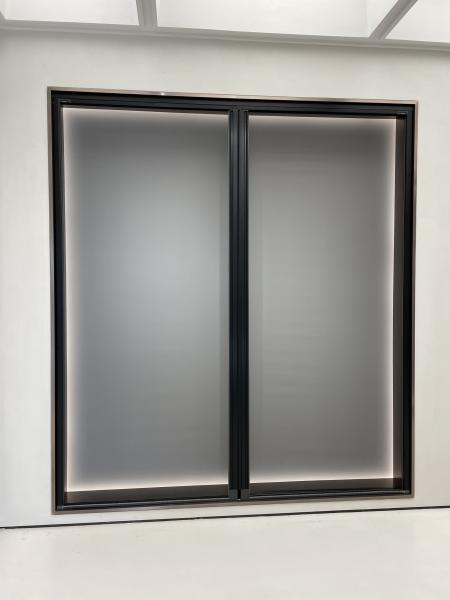 OEM ODM Ventilating Storm Door Aluminum Screen Door Black