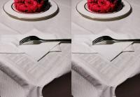 3ply Snow White Premium Paper Tablecloths 51gsm Disposable Table Cover