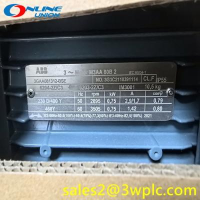Totally Enclosed Motor ABB 3GAA081312-BSE With Aluminum Stator Frame
