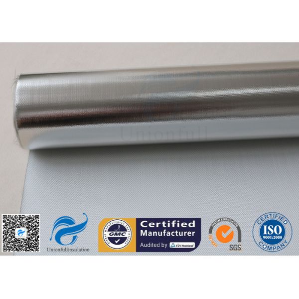 стеклянная ткань волокна алюминиевой фольги ткани стеклоткани жары 0.43мм отражательная прокатанная