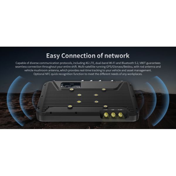 PC portátil Android 12 ONERugged V80T com processador Octa-Core NFC e 1000nit Display