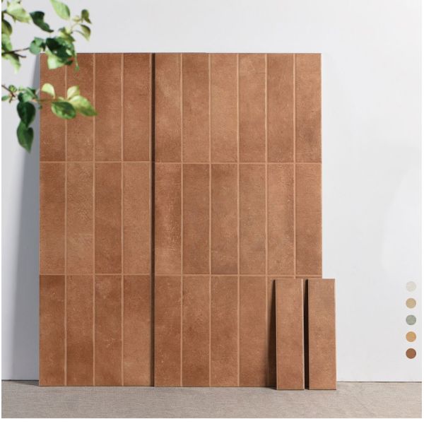 400x800mm Acid-Resistant Ceramic Floor Tile AAA Grade Clay