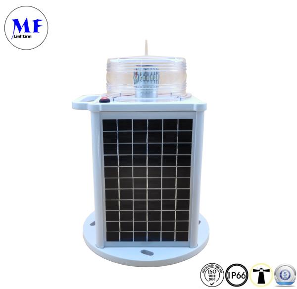 Solar Power LED Warning Waterproof  Tower Light Aircraft Warning Light Aviation Obstruction Flashing Navigation
