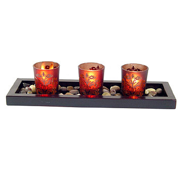 Glass Votive Candle Holder Sets