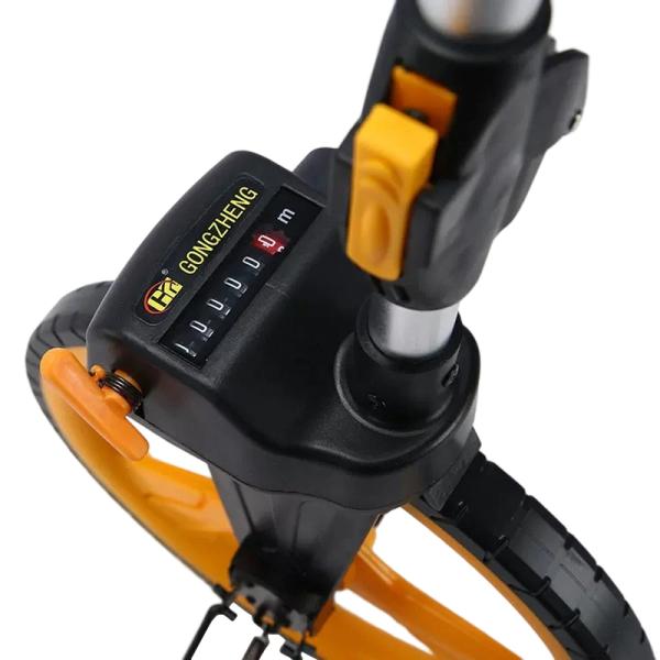 Manual Distance Measurement Wheel Digital Display Electronic Road Measuring Mechanical Measurement Wheel Roller