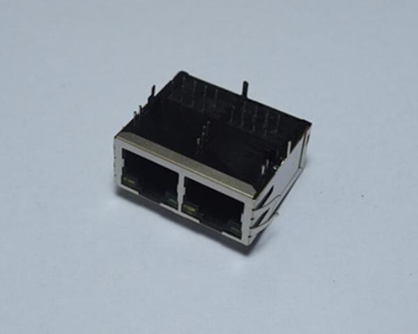 Side Enter Cat6 Cable Female Rj45 Connector Jack , 10 Pin RJ45 Ethernet Jack