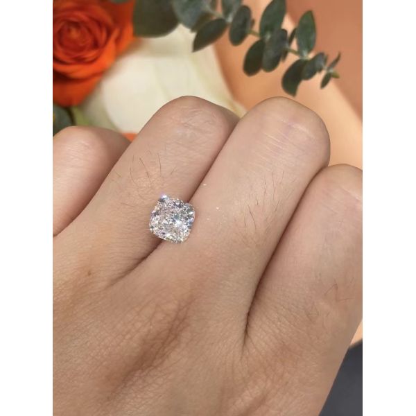 Цветная H-D подушка резка лаборатория выращенные алмазы ювелирные украшения IGI сертифицированный