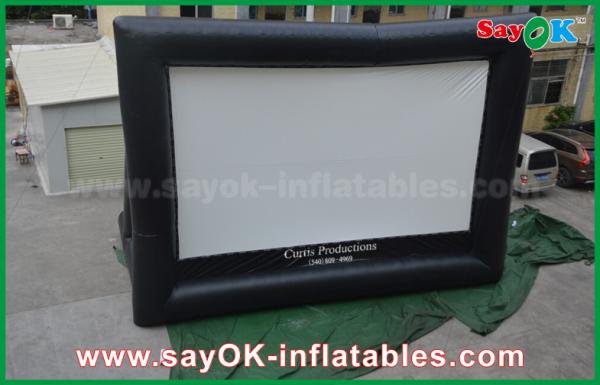 Certificado inflável do CE da tela da tevê de pano inflável da projeção do ML X 7 MH do gigante 10 da tela do cinema/GV