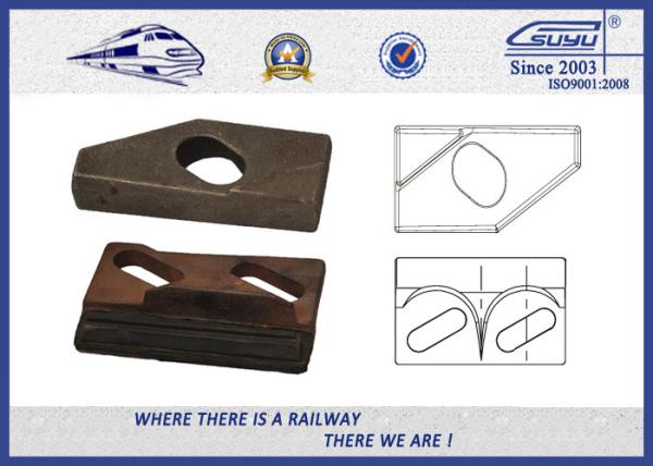 Plain Color Carbon Steel Elastic Rail Clips / Crane Clip Cast Iron