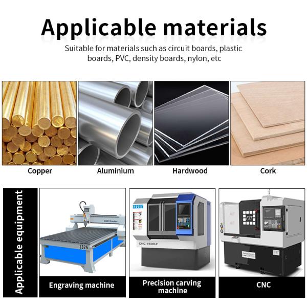 Factory Sales Strawberry Router 4mm Carbide Single Flute Endmills 3mm for Aluminum Milling Cutter Tool