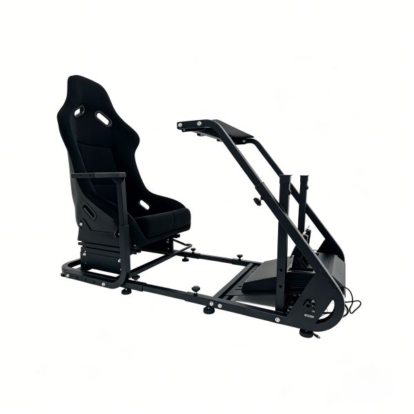 Custom Heavy Duty Aluminium Sim Racing Cockpit Rig Adjustable For Logitech Thrustmaster