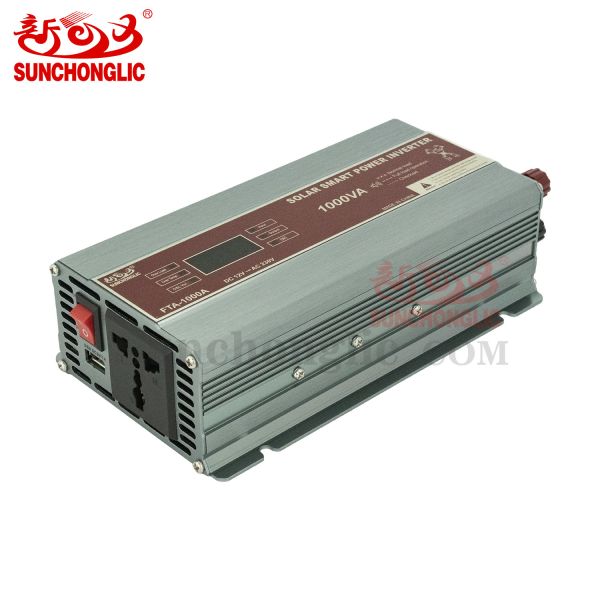 650W Output Modified Sine Wave Inverter Converts 12V DC to 220V AC with LED Digital Display