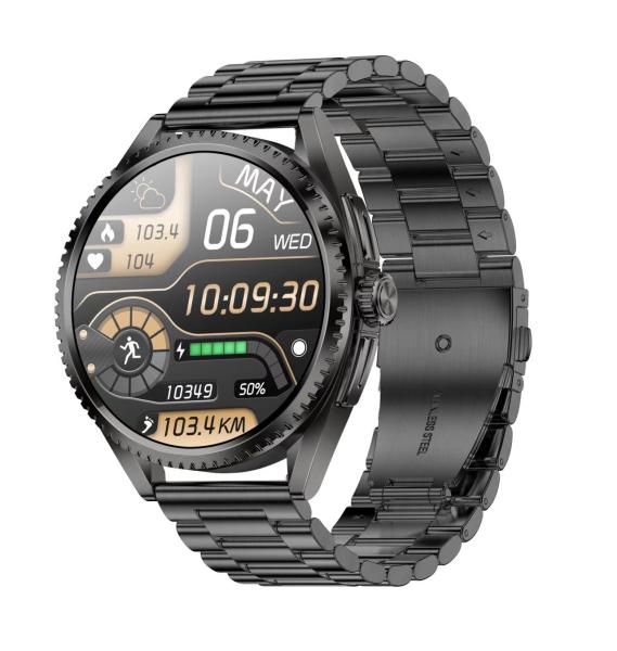 CF52 Sports Men Smart Watch Outdoor Flashlight 1.75 Amoled Screen 600mAh Battery